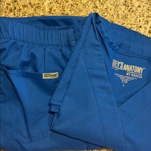 Royal blue Grey’s Anatomy scrubs